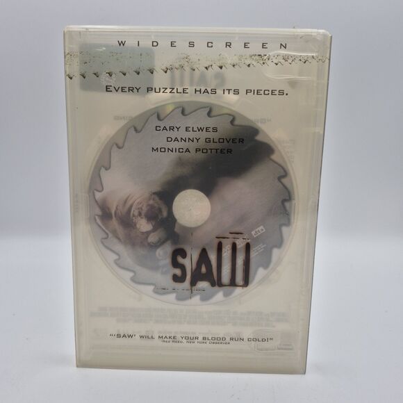 SAW (2004) Wide Screen Edition DVD Elwes Glover Potter - Picture 1 of 4